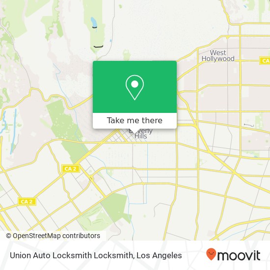 Mapa de Union Auto Locksmith Locksmith