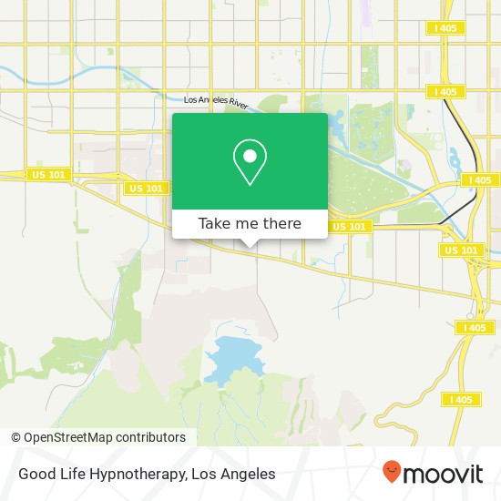 Good Life Hypnotherapy map