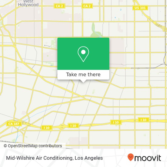 Mid-Wilshire Air Conditioning map