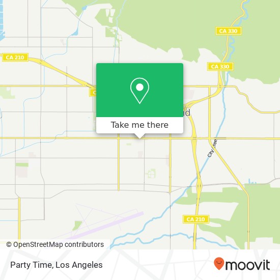 Party Time map