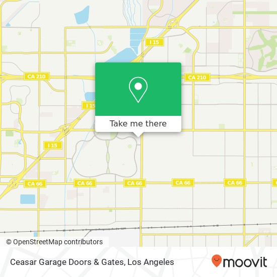 Mapa de Ceasar Garage Doors & Gates