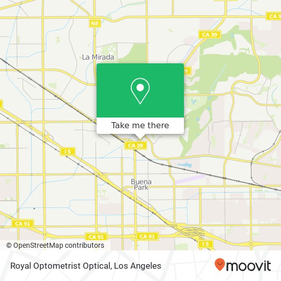 Mapa de Royal Optometrist Optical