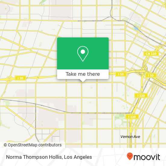 Norma Thompson Hollis map