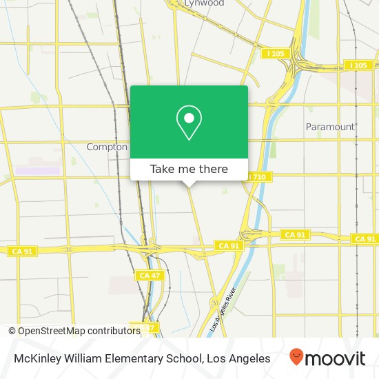 McKinley William Elementary School map