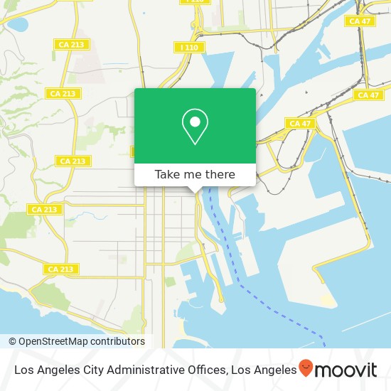 Los Angeles City Administrative Offices map