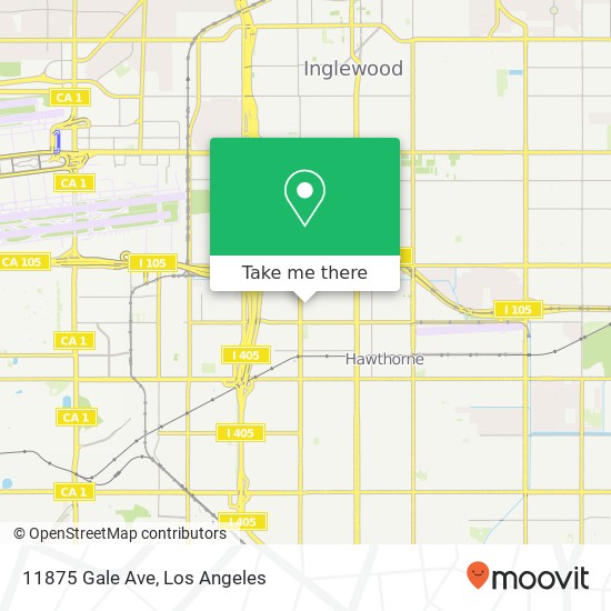 11875 Gale Ave map