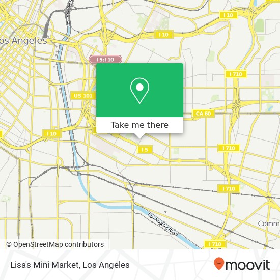 Mapa de Lisa's Mini Market