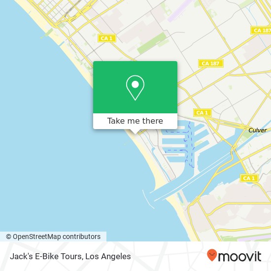 Mapa de Jack's E-Bike Tours