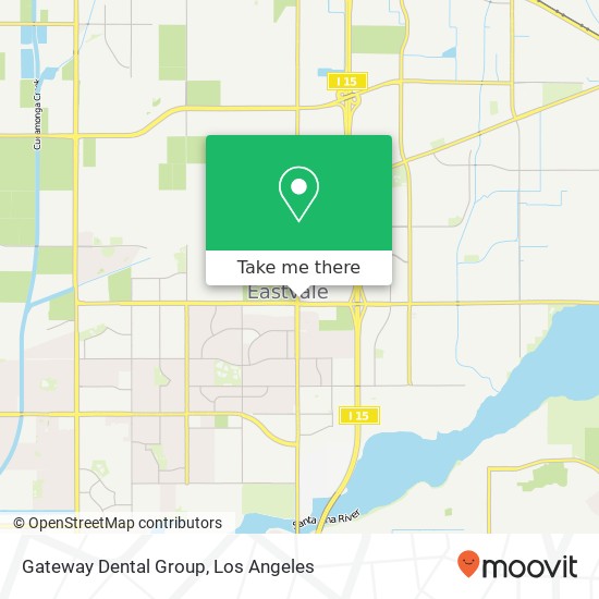 Mapa de Gateway Dental Group
