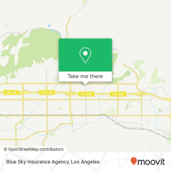 Mapa de Blue Sky Insurance Agency