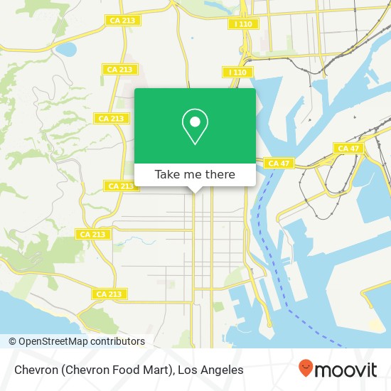 Mapa de Chevron (Chevron Food Mart)