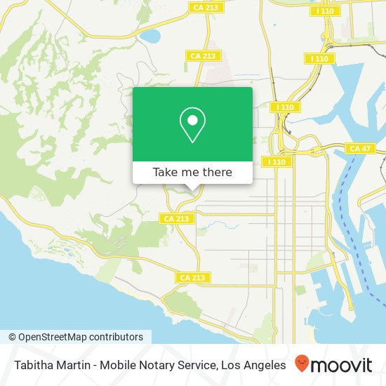 Tabitha Martin - Mobile Notary Service map