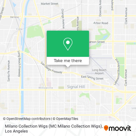 Milano Collection Wigs map