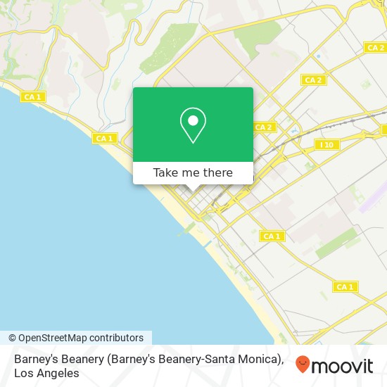 Mapa de Barney's Beanery (Barney's Beanery-Santa Monica)