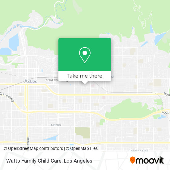 Mapa de Watts Family Child Care