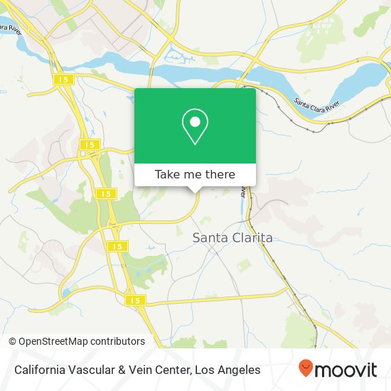 Mapa de California Vascular & Vein Center