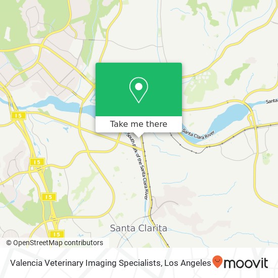 Valencia Veterinary Imaging Specialists map