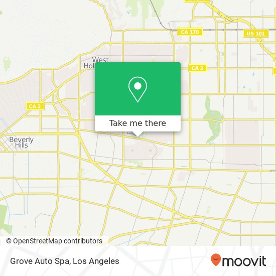 Grove Auto Spa map