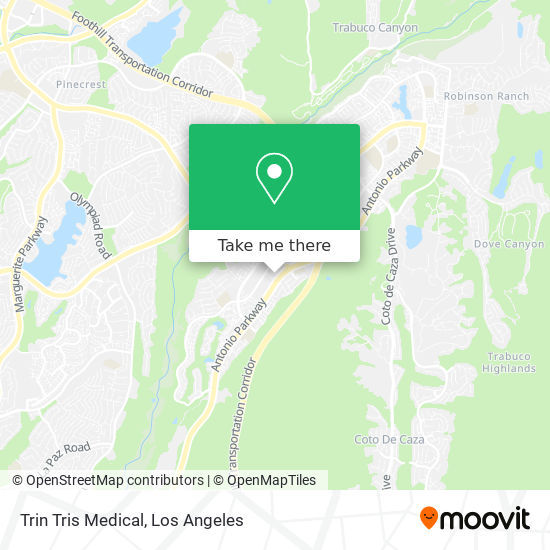 Trin Tris Medical map