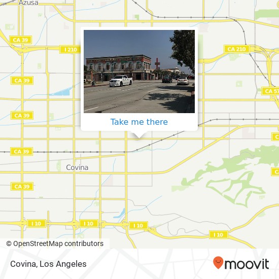 Covina map