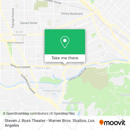 Mapa de Steven J. Ross Theater - Warner Bros. Studios