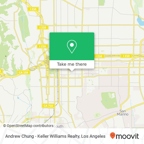 Andrew Chung - Keller Williams Realty map