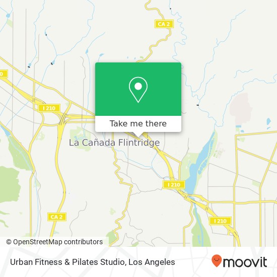 Mapa de Urban Fitness & Pilates Studio