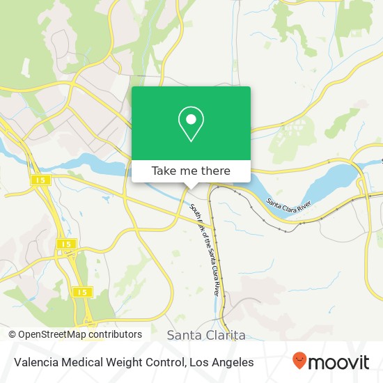 Valencia Medical Weight Control map