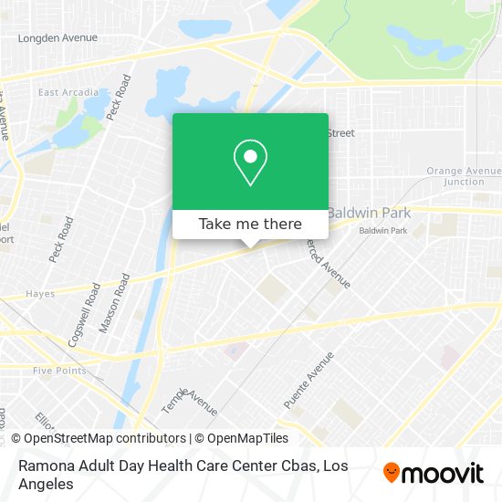 Mapa de Ramona Adult Day Health Care Center Cbas