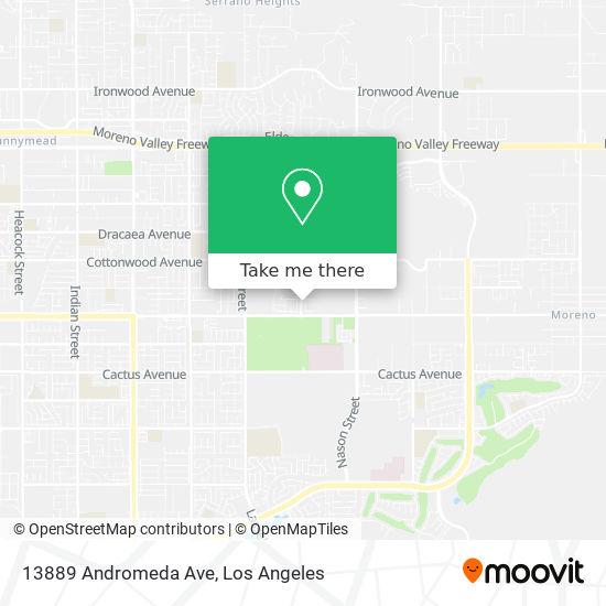 13889 Andromeda Ave map