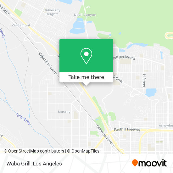 Waba Grill map