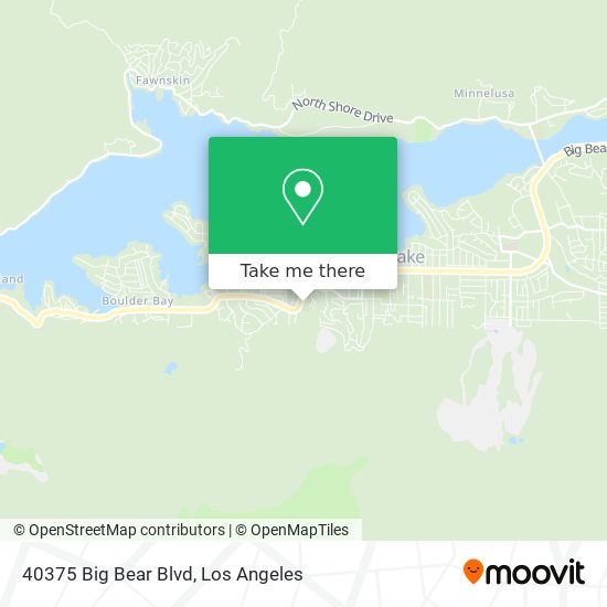 Mapa de 40375 Big Bear Blvd