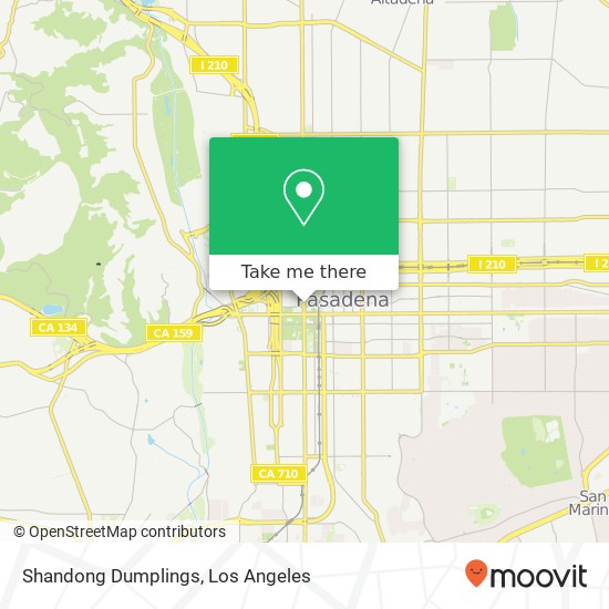 Shandong Dumplings map