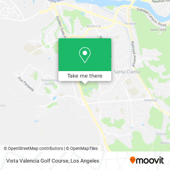 Vista Valencia Golf Course map