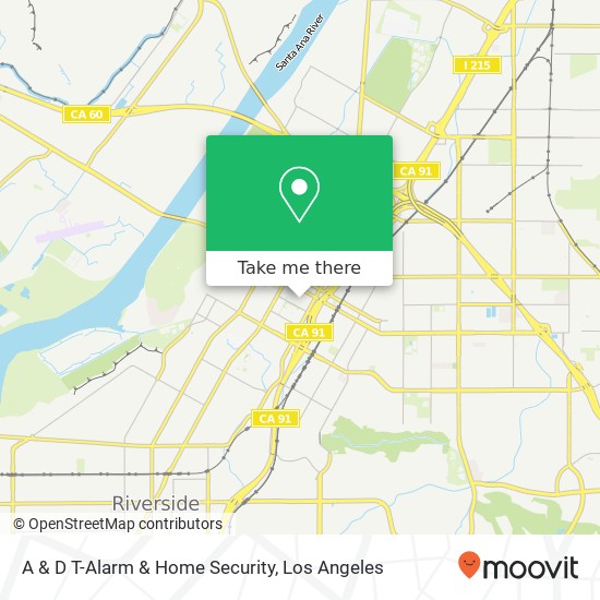 Mapa de A & D T-Alarm & Home Security