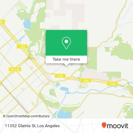 11352 Glamis St map