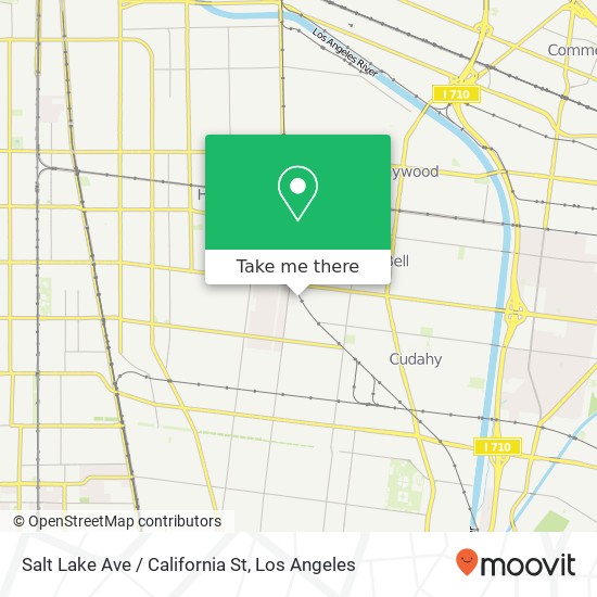 Salt Lake Ave / California St map