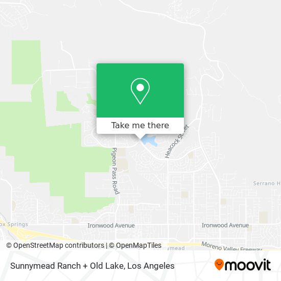 Mapa de Sunnymead Ranch + Old Lake