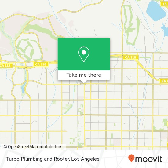 Mapa de Turbo Plumbing and Rooter