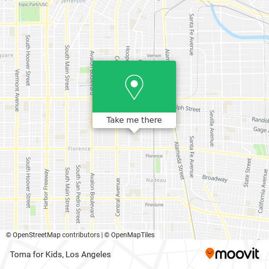 Toma for Kids map