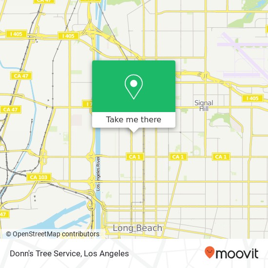 Donn's Tree Service map