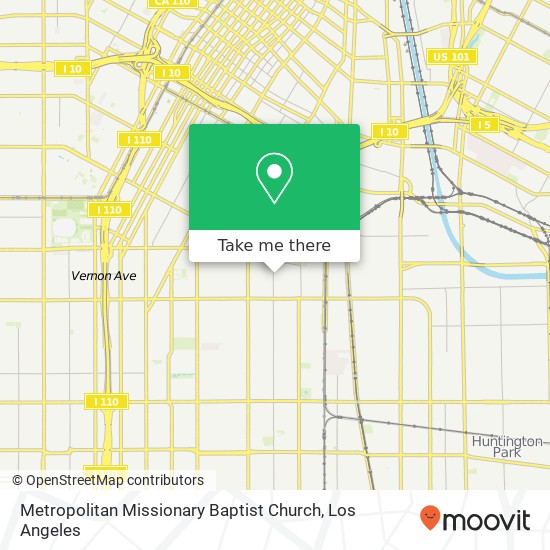 Metropolitan Missionary Baptist Church map