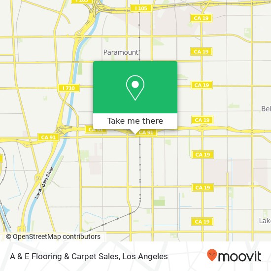 Mapa de A & E Flooring & Carpet Sales