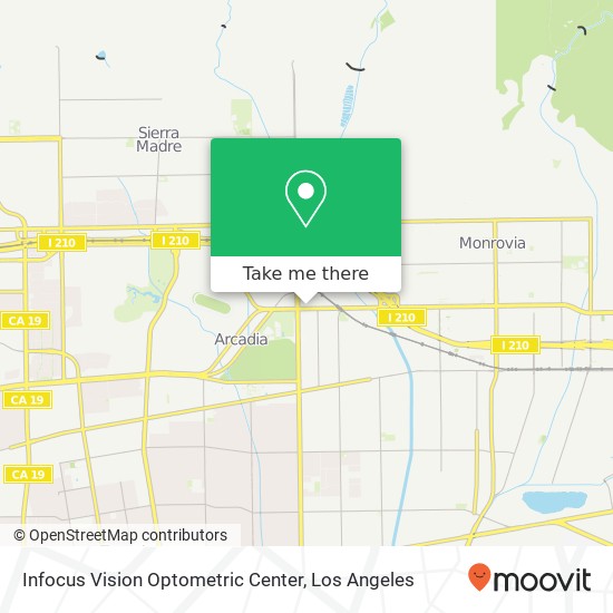 Infocus Vision Optometric Center map