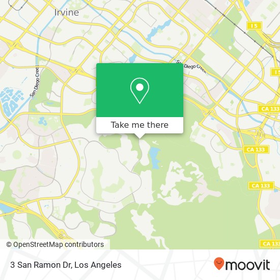 3 San Ramon Dr map