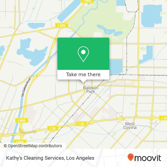Kathy's Cleaning Services map