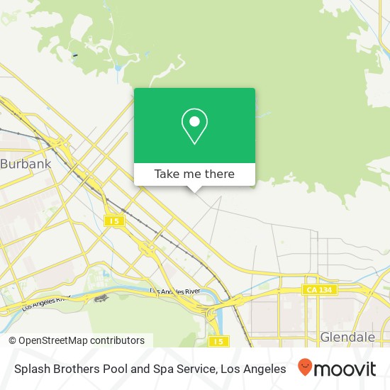 Splash Brothers Pool and Spa Service map