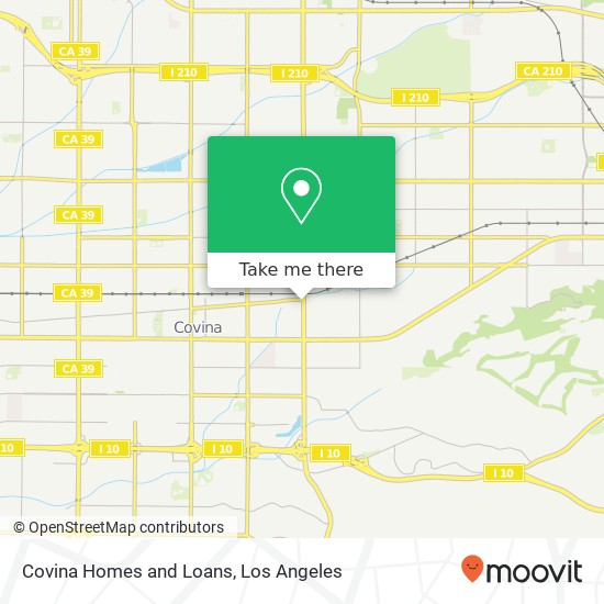 Covina Homes and Loans map