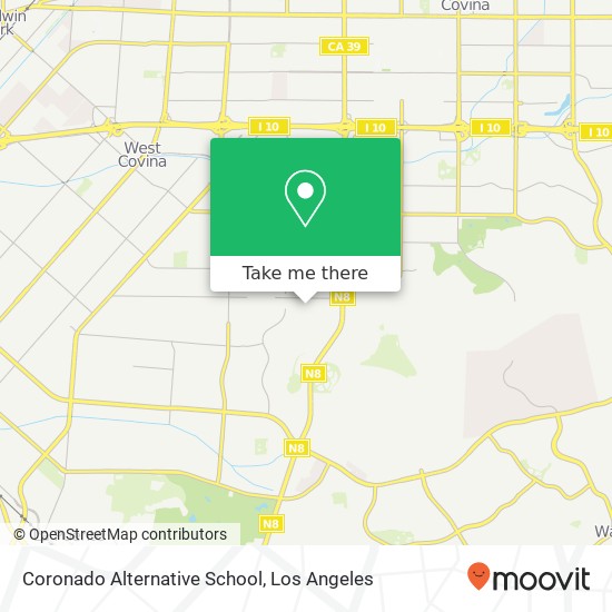 Coronado Alternative School map