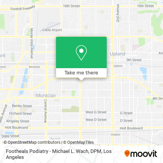 Footheals Podiatry - Michael L. Wach, DPM map